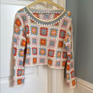 Sincerely Jules Pastel Crochet Top